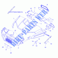 CAPPUCCIO, DASH and GRILL   R11RC08GA/GH/FA/FH (49RGRCAPPUCCIO11EV) per Polaris RANGER EV 4X4/INTL 2011