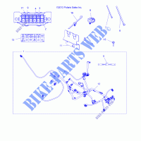 CABLAGGIO   A14GH9EAW (49ATVHARNESS14SCRAM) per Polaris SCRAMBLER XP 1000 HO EPS 2014