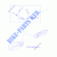 CARROZZERIA   PARAMANO   A14GH9EAW (49ATVGUARD13850SCRAM) per Polaris SCRAMBLER XP 1000 HO EPS 2014