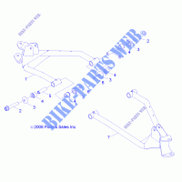 Wishbones FRONT   R14VA17AA/AF (49RGRAARM09RZR170) per Polaris RZR 170 2014