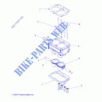 PISTONEEEE   CILINDRO   Z14XE7EAL/X (49ATVCYLINDER08VISTA) per Polaris RZR 4 800 EPS LE 2014