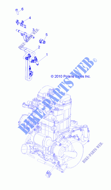 MOTORE, INIETTORE DI CARBURANTE   Z14XE7EAL/X (49RGRCARBURANTEINJECT11RZRS) per Polaris RZR 4 800 EPS LE 2014