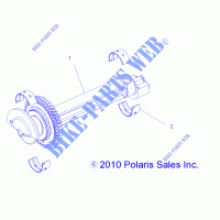 MOTORE, BALANCER   Z14XT9EAO (49RGRBALANCER11RZR875) per Polaris RZR 4 900 LE 2014