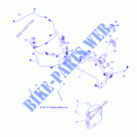 CABLAGGIO   R13VE76AD/AI/AW (49RGRHARNESS13RZRS) per Polaris RZR S 800 EFI 2013