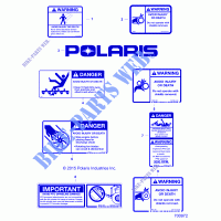 SNOWBLOWER   DECALSS (700972) per Polaris SNOW BLOWER 2016