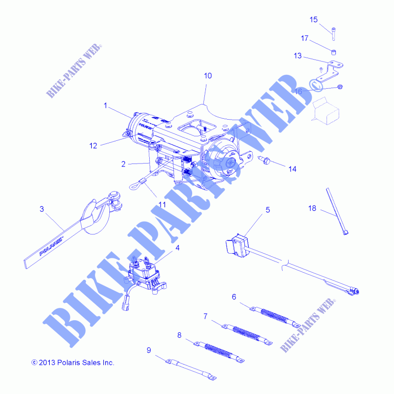 VERRICELLO   A14MH57FA/FJ (49ATVVERRICELLO14SP800F) per Polaris SPORTSMAN 570 FOREST 2014