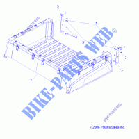 LETTO BOX   R14RC08GC/GJ/FJ (49RGRBOX10) per Polaris RANGER EV MIDSIZE/INTL 2014