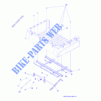 LETTO scatola di montaggio   R14RC08GC/GJ/FJ (49RGRBOXMOUNTING10) per Polaris RANGER EV MIDSIZE/INTL 2014