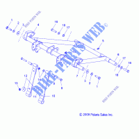 ANTERIORE COPPIA ARM   S15PU6NSL/NEL (49SNOWFTA10WIDEIQ) per Polaris WIDETRAK 2015