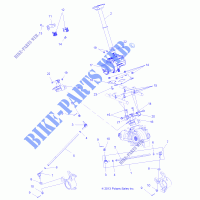 STERZO POST ASM.   A14TN5EAA/EAD (49ATVTIMONE14SP550) per Polaris SPORTSMAN X2 550 EPS 2014