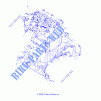 BLOCCO LUNGO   A13CF76FF (49ATVMOTORE096X6) per Polaris SPORTSMAN FOREST 800 6X6 2013