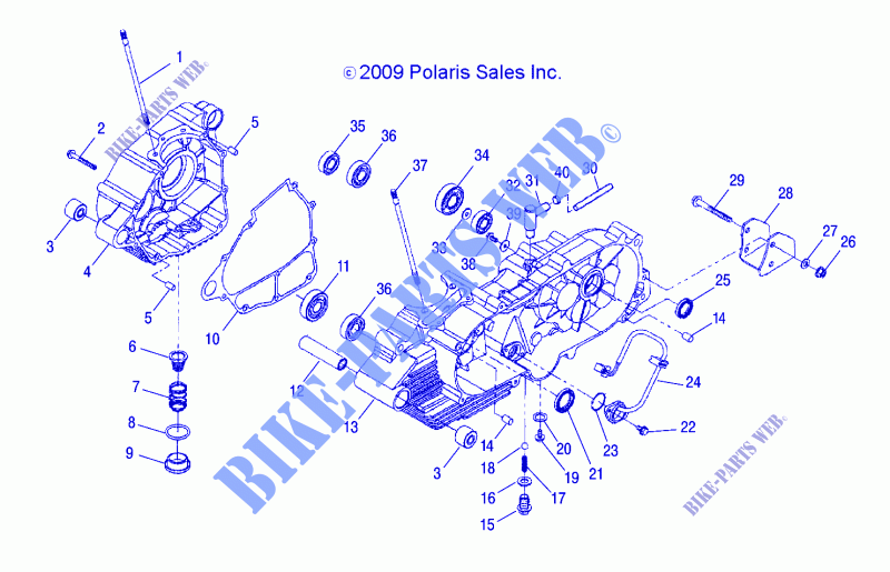 CARTER   A12PB20AF (49ATVCARTER10PHX) per Polaris PHOENIX 200 2012