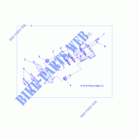 FRENO ANTERIORE CALIPER   Z17VBE99AR/AL/AE (49RGRCALIPER15RZR900) per Polaris RZR 1000 60 INCH EPS 2017