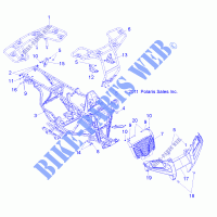 TELAIO, TELAIO, RACKS AND BUMPER   A11EA32FA (49ATVBUMPER10BOSS) per Polaris TRAIL BOSS 2011