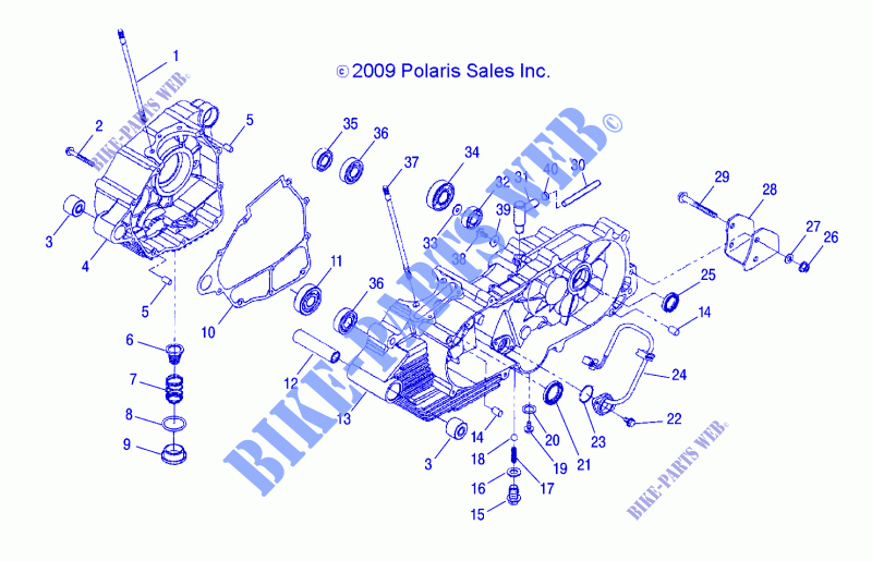 CARTER   A10PB20AB/AD (49ATVCARTER10PHX) per Polaris PHOENIX 200 2010
