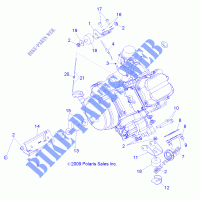 MOTORE, MOUNTING   A10NG50AA (49ATVMOTOREMTG10SCRAM) per Polaris SCRAMBLER 500 4X4 2010