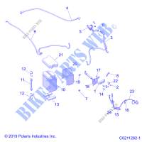 BATTERIA   A20SEG50A1/A5 (C0211282 1) per Polaris SPORTSMAN 450 HO UTILITY 2020