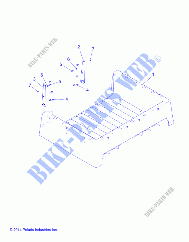 LETTO BOX   R18RNA57B1/B9/EBV (49RGRBOX15570MC) per Polaris RGR 570 CREW  2018