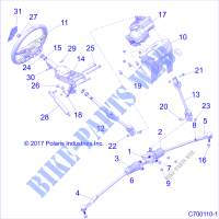 SERVOSTERZO   Z20S1E99AG/AK/BG/BK (C700110 1) per Polaris RZR RS1 2020