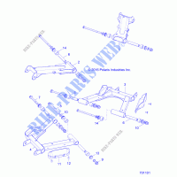 SOSPENSIONE POSTERIORE CONTROL ARMS   Z20A4E99AH/LH (701101) per Polaris RZR S4 1000 2020