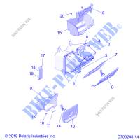 CRUSCOTTO STORAGE   Z20P4E92AC/BC (C700248 14) per Polaris RZR TURBO S 2020