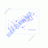FRENO ANTERIORE CALIPER   Z18VAA87B2/E87BM/BW (49RGRCALIPER15RZR900) per Polaris RZR 900 50 INCH  2018