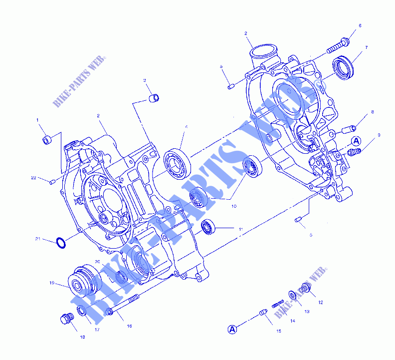 CARTER   A02BA50AA/AB (4969976997C13) per Polaris SCRAMBLER 500 2X4 2002