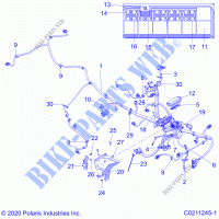 ELETTRICO, MAIN WIRE HARNESS   A21SEZ57AM/AN (C0211245 1) per Polaris SPORTSMAN 570 TRAIL PACKAGE 2021