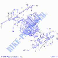 MOTORE, MOUNTING   A21SHY57AL/BL/Z57AD/BD (C102223) per Polaris SPORTSMAN 570 SP TRAIL PACKAGE 2021