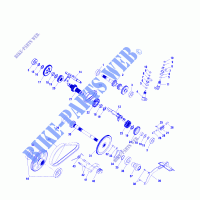 SCATOLA DEGLI INGRANAGGI (Internal Components)   A00CH33AC (4959905990C013) per Polaris SPORTSMAN 335 2000