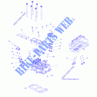 CILINDRO HEAD, CAM AND VALVOLE   A15SVE95HW (49ATVCILINDRO13SPXP850) per Polaris SCRAMBLER 1000 MD 2015