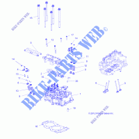 CILINDRO HEAD, CAM AND VALVOLE   A15SVA85AD (49ATVCILINDRO13SPXP850) per Polaris SCRAMBLER 850 2015