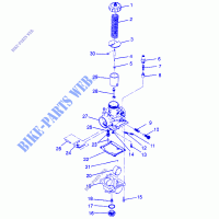 CARBURATORE (BLAZER) TRAIL BLAZER W97BA25C (4940124012D005) per Polaris TRAIL BLAZER 1997
