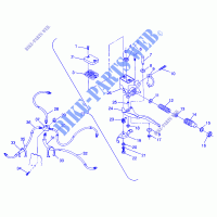 CONTROLLI   CILINDRO PRINCIPALE/FRENO LINE Trail Boss W958527 (4930323032B008) per Polaris TRAIL BOSS 250 1995