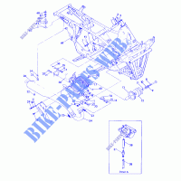 Sospensione motore   SCARICO 250 4x4 / W928127 (4922872287A009) per Polaris TRAIL BOSS 4X4 1992