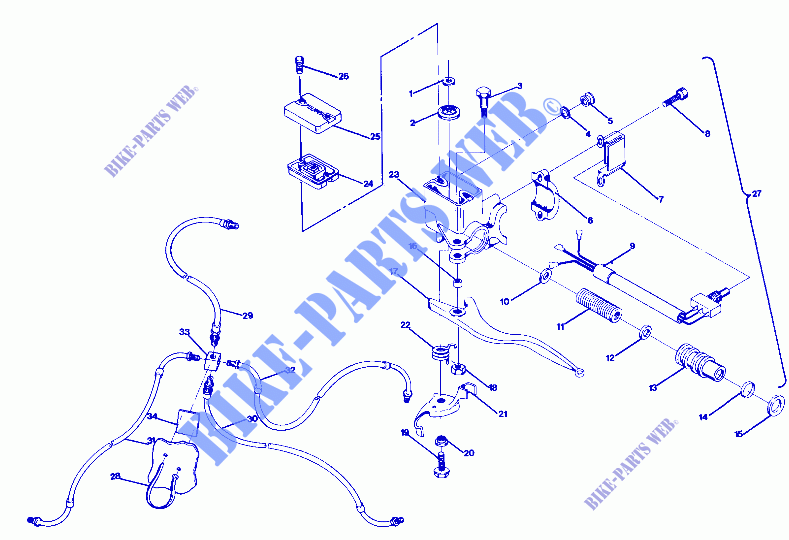 Control Assembly, L.H. (4916361636014A) per Polaris BIG BOSS 4X6 1989