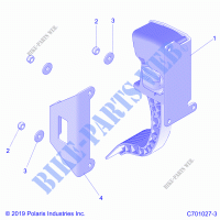 MOTORE, THROTTLE PEDAL   Z22A5P87A5 (C701027 3) per Polaris RZR TRAIL 900 PREMIUM 2022      