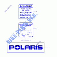 DECALSCOMANIE LAME SGOMBRANEVE   D142M9JDJ BLD (49BRUTUSDECALS6754) per Polaris BRUTUS 2014