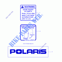 DECALSCOMANIE LAME SGOMBRANEVE   D132M9JDJ BLD (49BRUTUSDECALS6754) per Polaris BRUTUS 2013