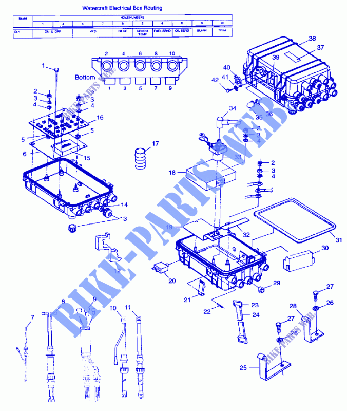 BOX ELETTRICO   I984673 (4945164516b011) per Polaris SLH  1998