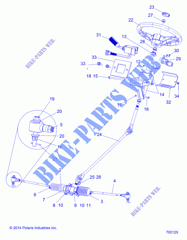 TIMONE   R15RMA32FA (700129) per Polaris RANGER ETX EU 2015