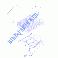 LETTO scatola di montaggio AND LATCH   R141D9JDA/2D9JDA (49BRUTUSBOXMTG13) per Polaris RANGER 900 DIESEL HST / DELUXE 2014