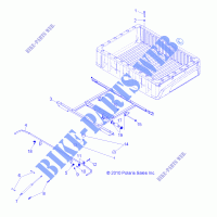 LETTO scatola di montaggio   R14WH90DG (49RGRBOXMOUNTING11DCREW) per Polaris RANGER CREW 900 DIESEL 2014