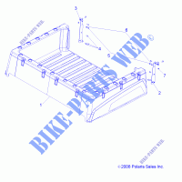 LETTO BOX   R13RC08GA/GH/FA/FH (49RGRBOX10) per Polaris RANGER 48V EV MIDSIZE/INTL 2013