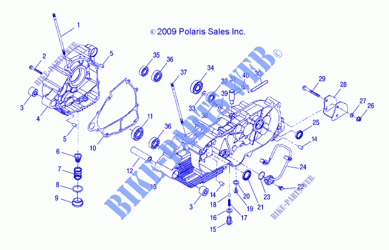 CARTER   A14PB20AF (49ATVCARTER10PHX) per Polaris PHOENIX 200 2014