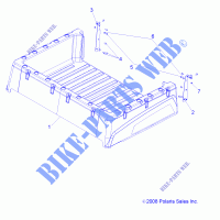 LETTO BOX   R12RC08GA/GH/FA/FH (49RGRBOX10) per Polaris RANGER EV/LEV 4X4 2012